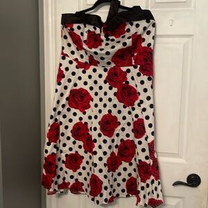 Vintage look polka dot dress